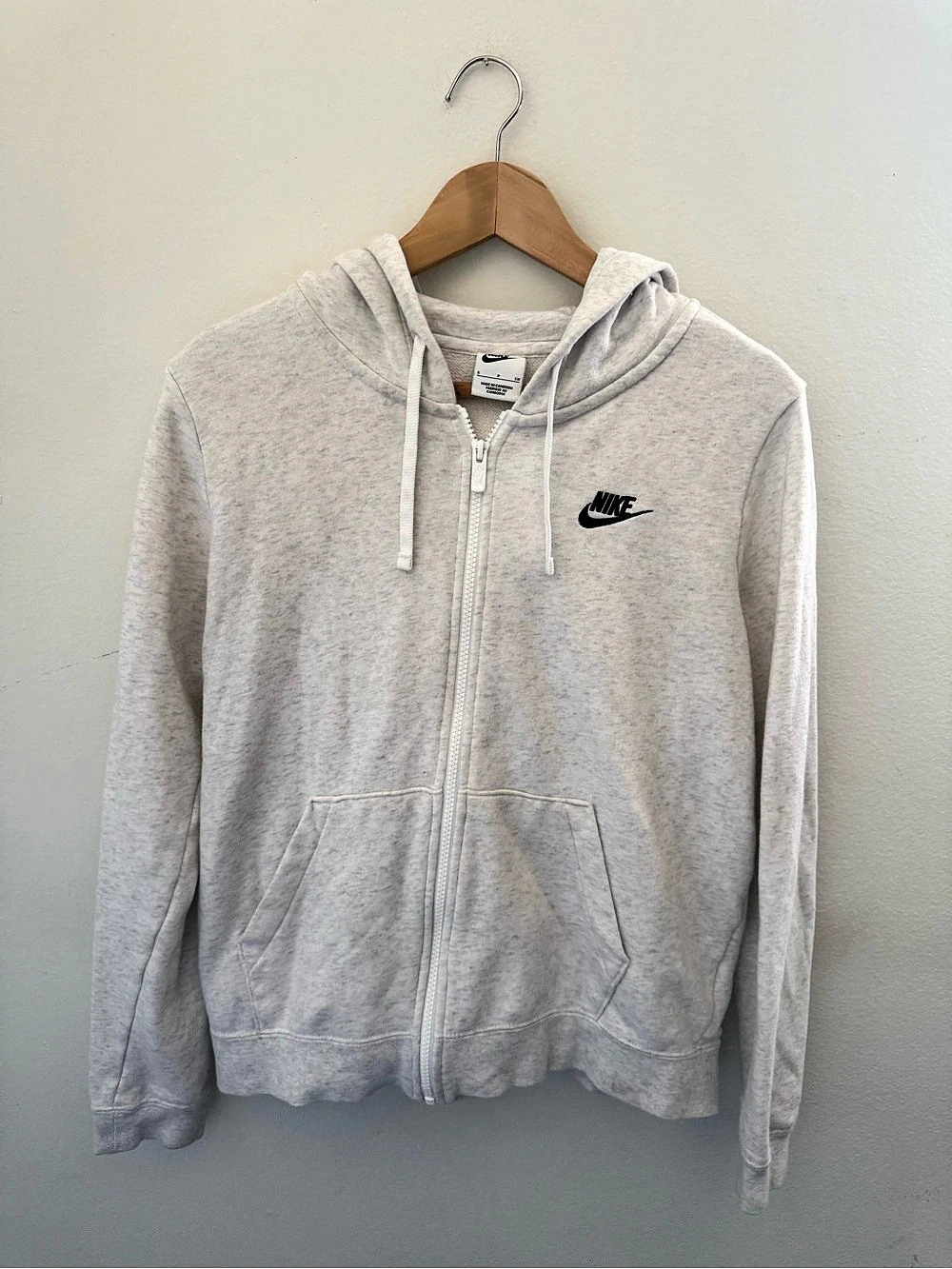 Nike Sportswear Club Fleece Women'Small Full-Zip Hoodie Full-Zip Hoodie Gray